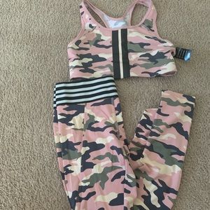 Pink Victoria’s Secret outfit